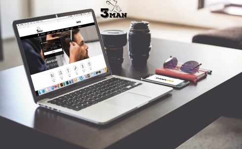 DanaWeb thiết kế website cho 3man Salon