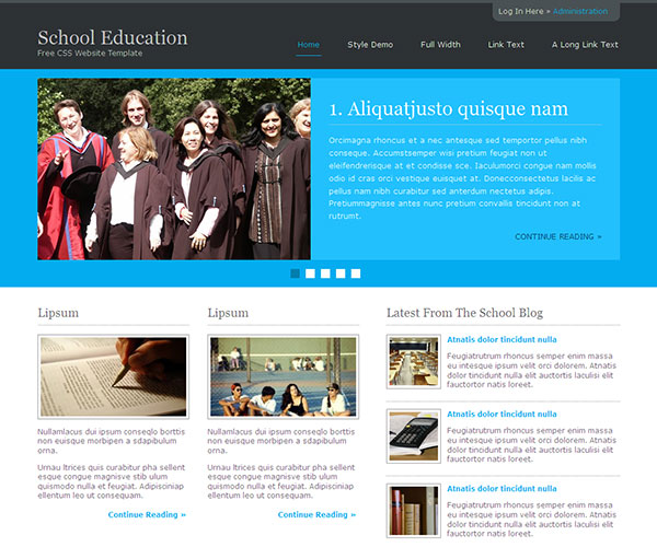 Education-Website-UI-Design